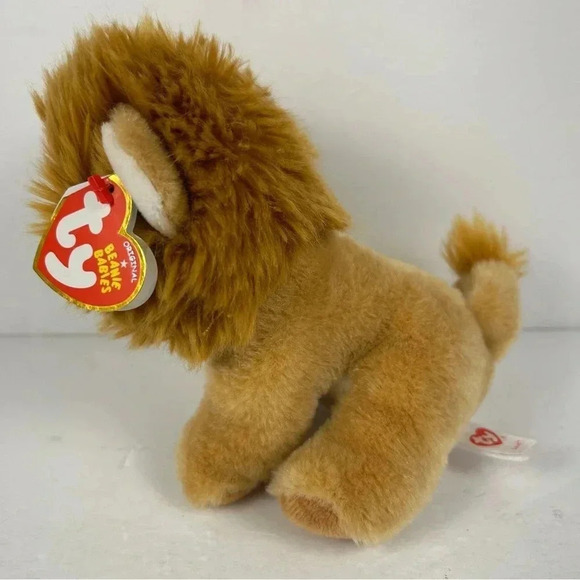 NWT Ty Beanie Babies LOUIE THE LION 8" Plush Stuffed  Animal - Picture 3 of 5
